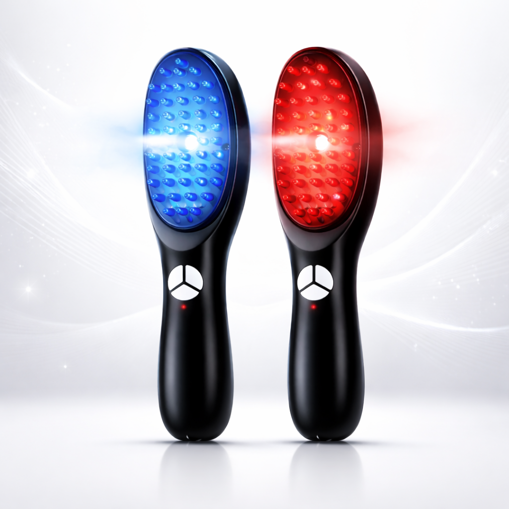 🌿 Cabello más fuerte, alineado y con más volumen desde la raíz – Cepillo Estimulador Capilar 3 en 1