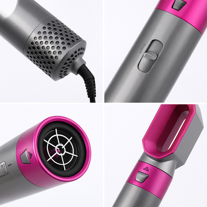 🌟 CEPILLO SECADOR 5 EN 1 — ¡Transforma tu rutina de belleza en minutos!