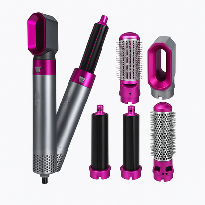 🌟 CEPILLO SECADOR 5 EN 1 — ¡Transforma tu rutina de belleza en minutos!