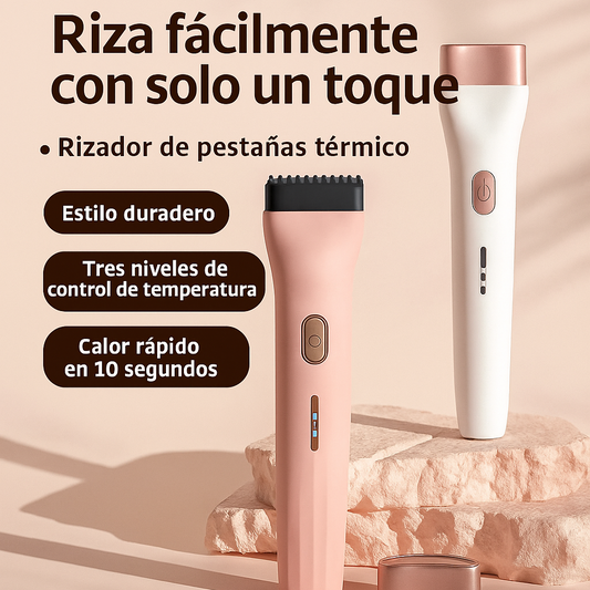 Rizador de Pestañas Térmico 5D · Curvatura Profesional en Segundos