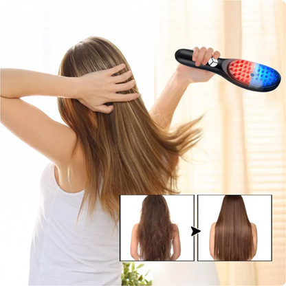 💆‍♀️ Cepillo Masajeador Capilar LED Pro