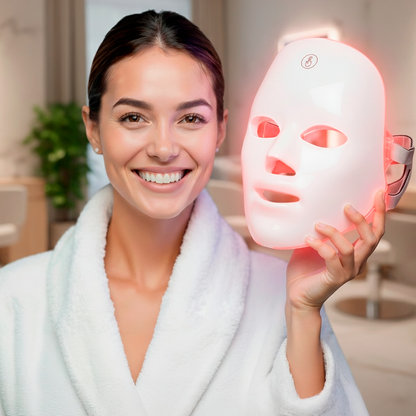 🌈 MÁSCARA LED FACIAL 7 EN 1