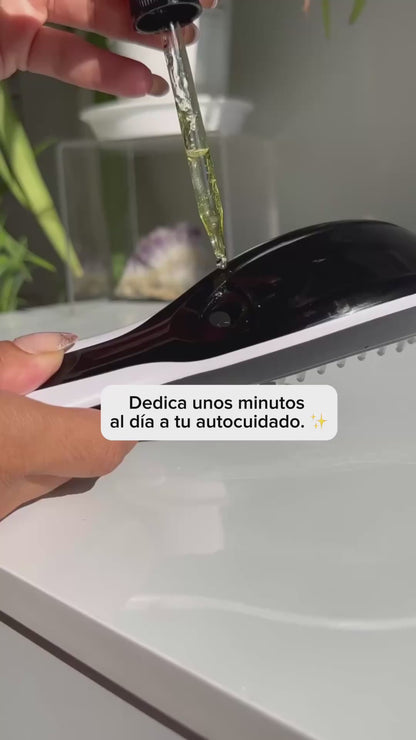 💆‍♀️ Cepillo Masajeador Capilar LED Pro