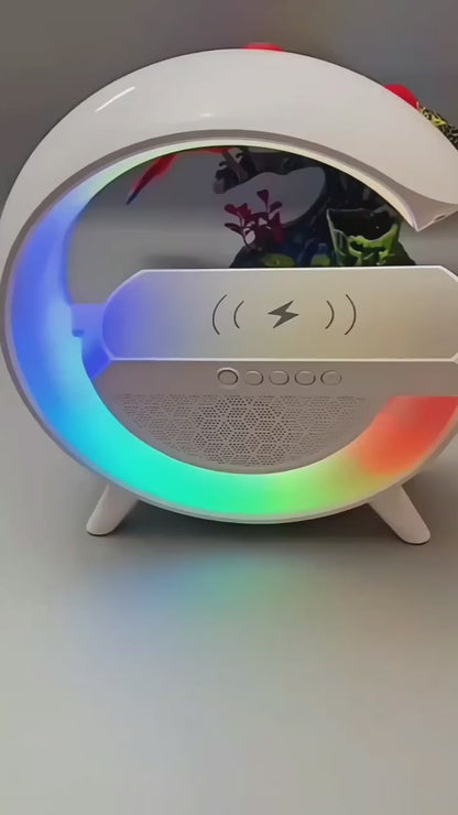 Parlante Lámpara G – 4 en 1: Música, Luz, Carga y Estilo