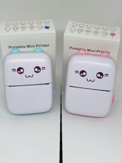 🐾 Mini Impresora Portátil — ¡Pequeña, práctica y adorable! 💖