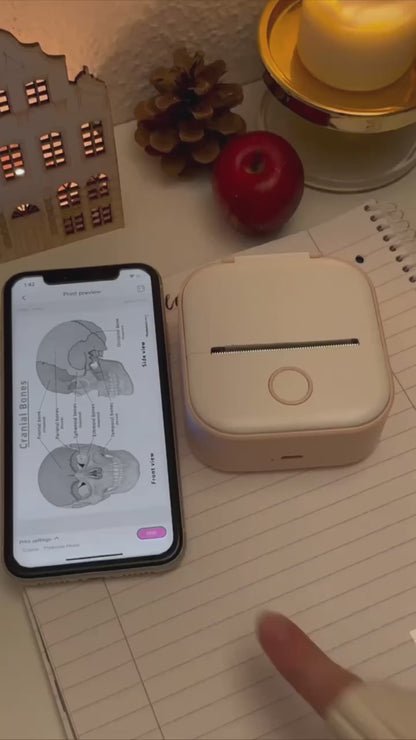 🐾 Mini Impresora Portátil — ¡Pequeña, práctica y adorable! 💖