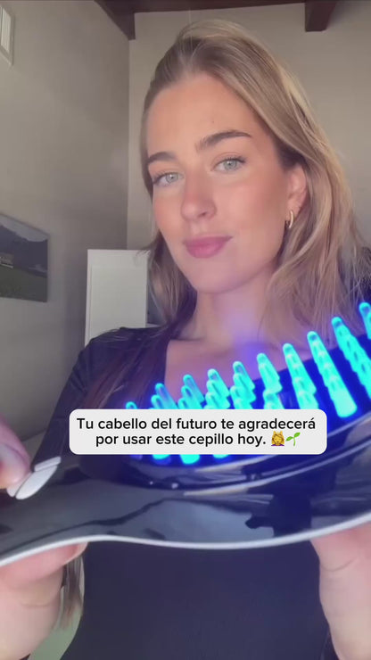 💆‍♀️ Cepillo Masajeador Capilar LED Pro