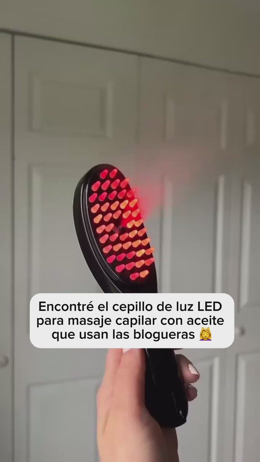 💆‍♀️ Cepillo Masajeador Capilar LED Pro