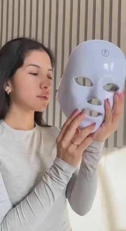 🌈 MÁSCARA LED FACIAL 7 EN 1