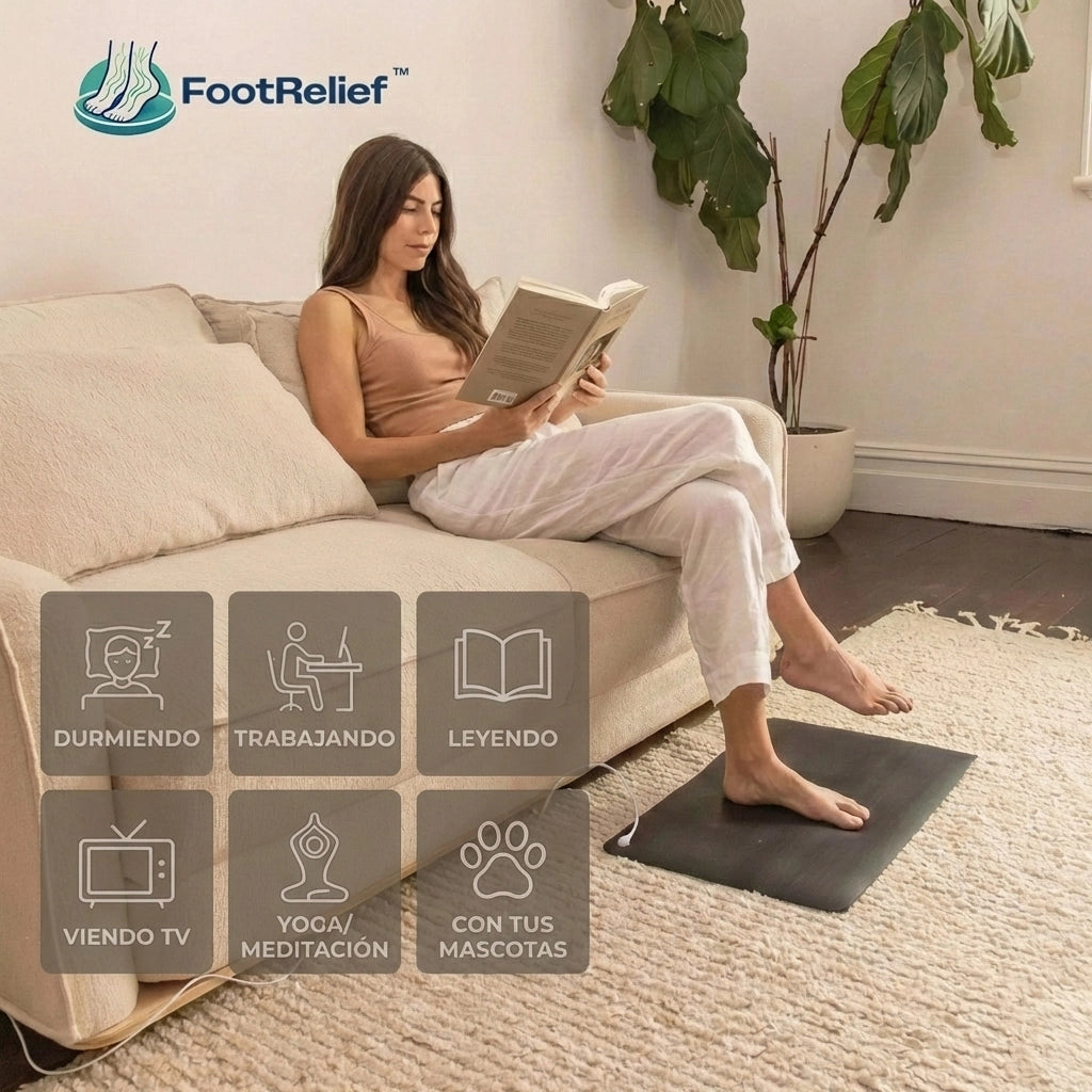 FootRelief™ Plataforma Terapéutica [Estimula la Circulación y Alivio Inmediato]